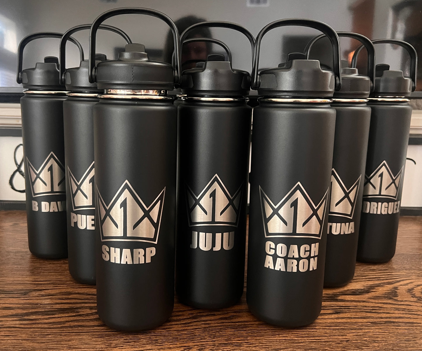 Laser Engraved Team Tumblers