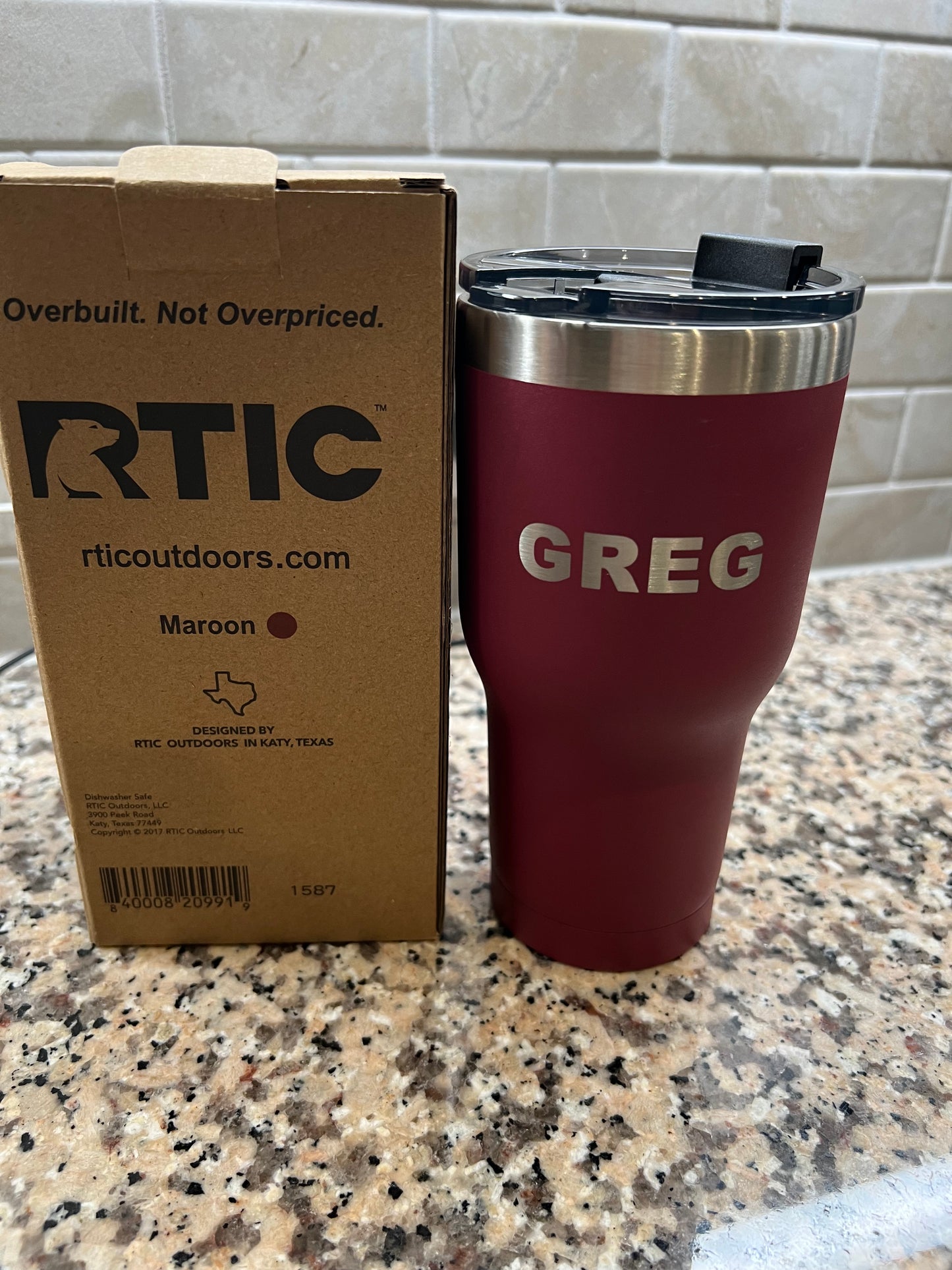 Custom Engraved Stainless Steel Tumbler