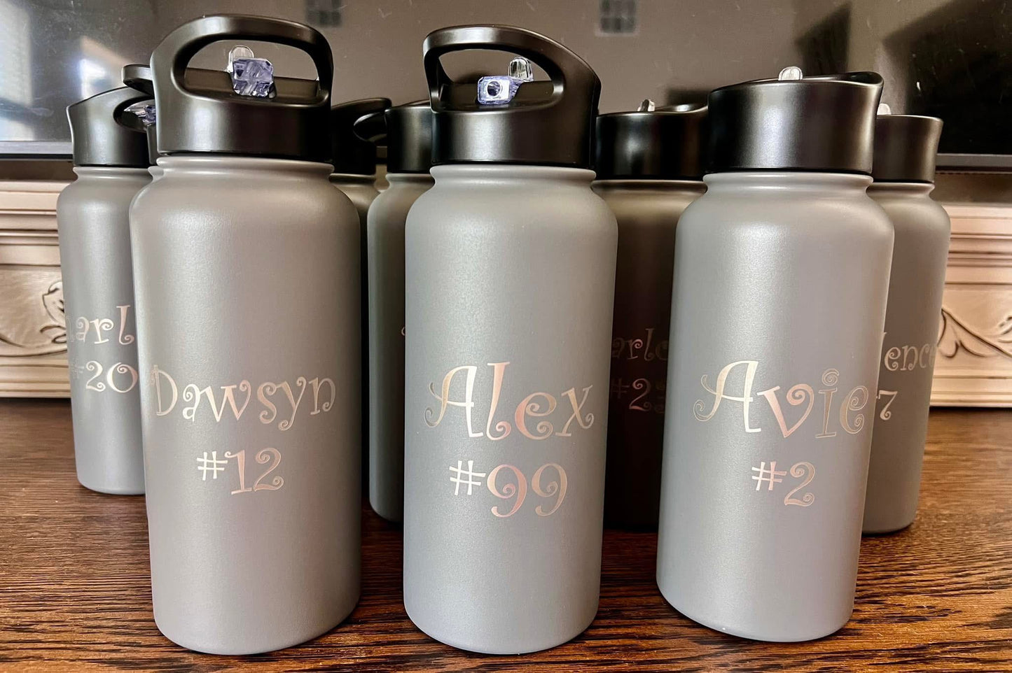 Laser Engraved Team Tumblers