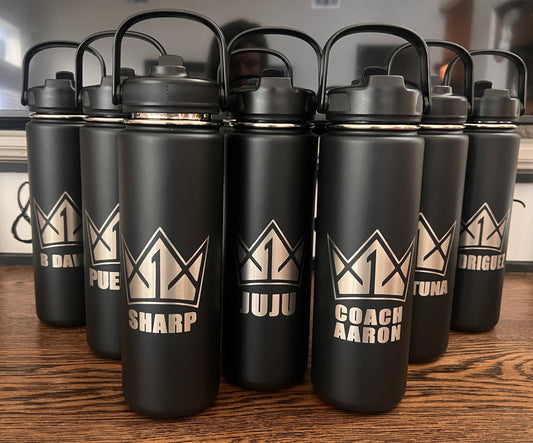 Laser Engraved Team Tumblers