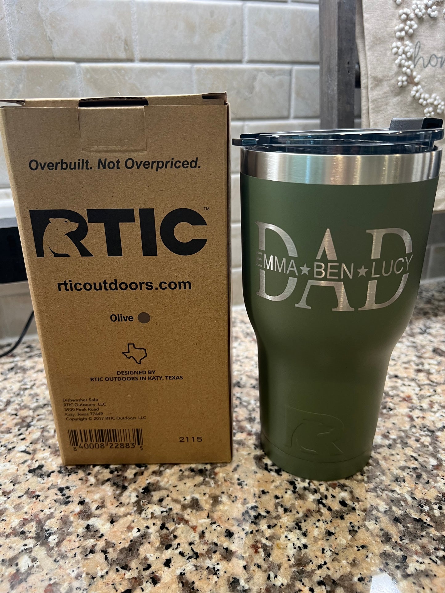 Custom Engraved Stainless Steel Tumbler